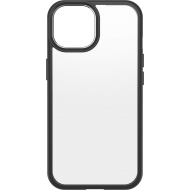 Custodia OtterBox React per iPhone 15 - Trasparente con bordi neri