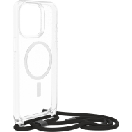 Custodia OtterBox React Series Necklace MagSafe per iPhone 15 Pro Max - Trasparente con glitter