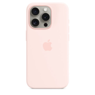 Custodia Apple MagSafe in silicone per iPhone 15 Pro - Rosa Confetto