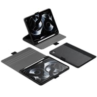 Custodia Cygnett TekView Slimline con porta Apple Pencil per iPad Air 13" 2024 e iPad Pro 12,9" 2022 - Nero