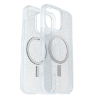 Cover OtterBox React Series compatibile MagSafe per iPhone 16 Pro Max - Trasparente scintillante