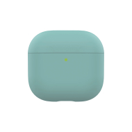 Cover Soft Touch verde acqua per AirPods 4