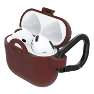 OtterBox - Cover per custodia di ricarica auricolari wireless Apple AirPods 4 - Rosso mattone
