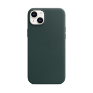 Custodia MagSafe in pelle per iPhone 14 Plus verde foresta