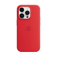 Custodia MagSafe in silicone per iPhone 14 Pro (PRODUCT)RED