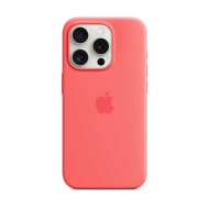 Custodia Apple MagSafe in silicone per iPhone 15 Pro - Guava