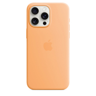 Custodia MagSafe in silicone per iPhone 15 Pro Max - Aranciata