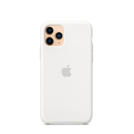 Custodia Apple in silicone per iPhone 11 Pro bianco