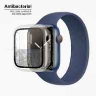 PanzerGlass™ − Cover Full Body 45 mm per Apple Watch Series 7 / 8 / 9 trasparente