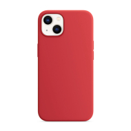 Tunit − Cover in silicone per iPhone 14 Plus compatibile MagSafe rosso