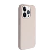 Tunit − Cover in silicone per iPhone 14 Pro Max compatibile MagSafe rosa sabbia